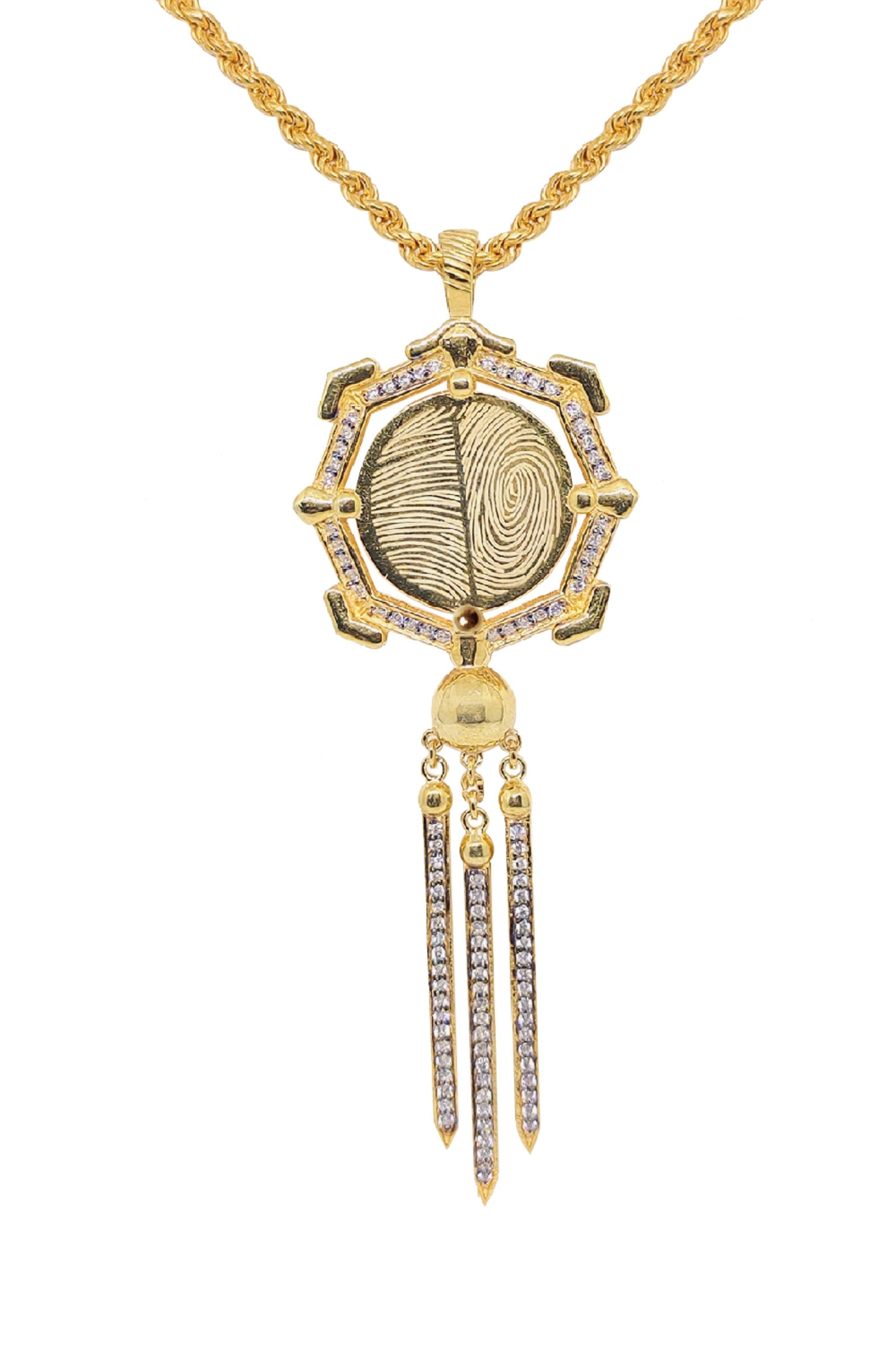 Anahita Fingerprint Necklace