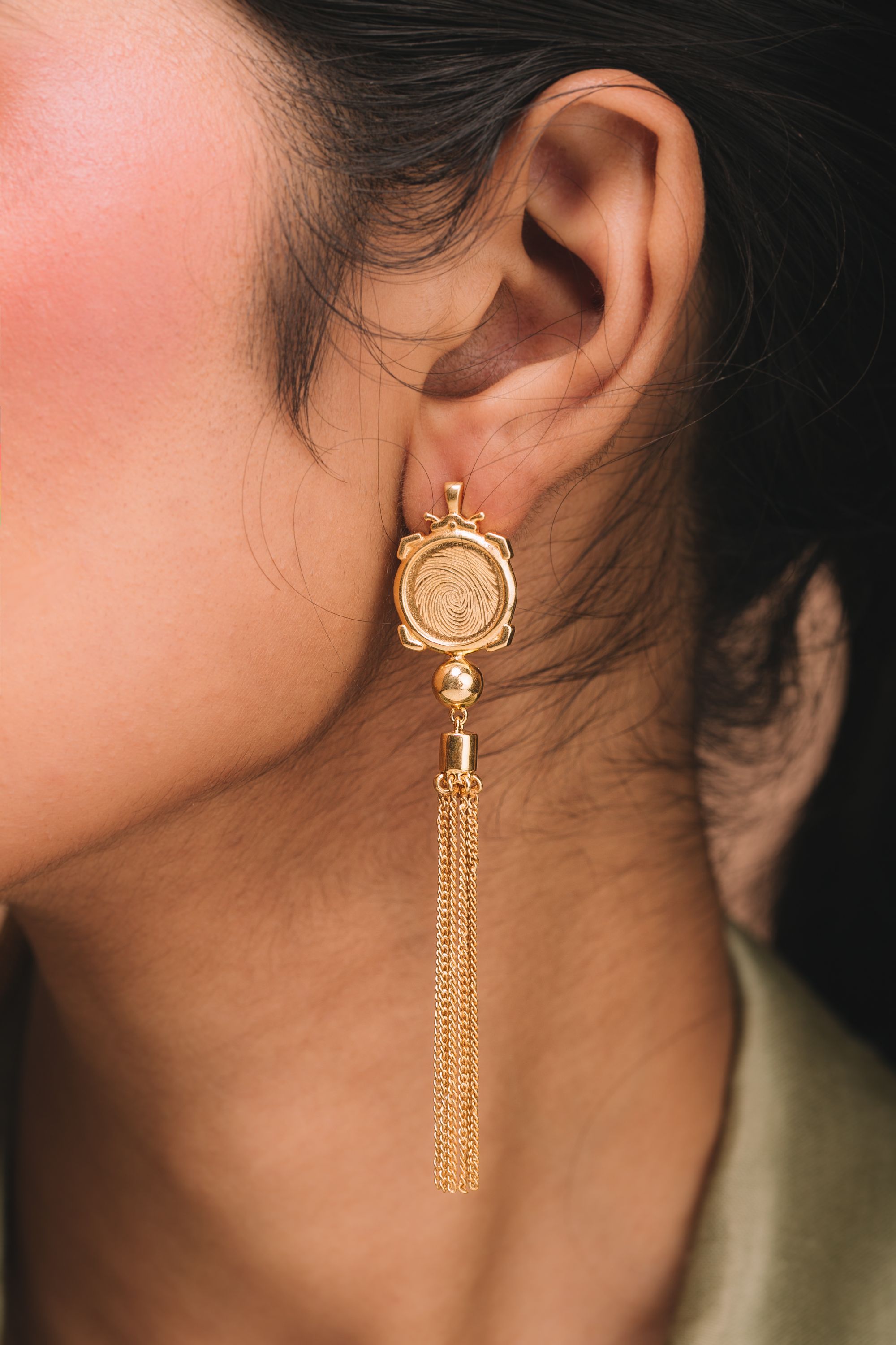 Aether Fingerprint Earrings