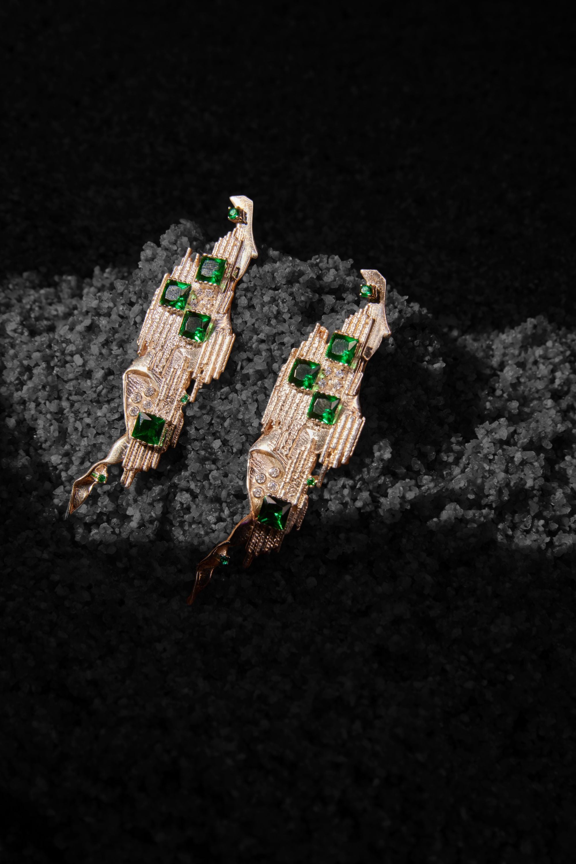Moon Rock Earrings